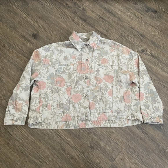 Free People We The Free Opal Swing Denim Jean Jacket - Picture 2 of 5